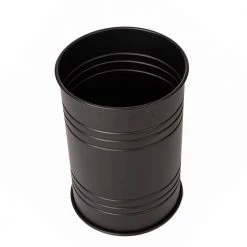 19.29 in. Black Metal Storage Accent Table or Stool with Solid Wood Lid (Set of 2) by Glitzhome -Deals Glitzhome Store black glitzhome bar stools gh2003800004 4f 1000