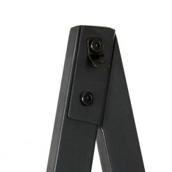 72 in. H Black Modern Industry Metal/Wooden 5-Shelf "A" Frame Ladder Bookcases - Oak Melamine by Glitzhome -Deals Glitzhome Store black glitzhome bookcases bookshelves 2008600020 fa 1000