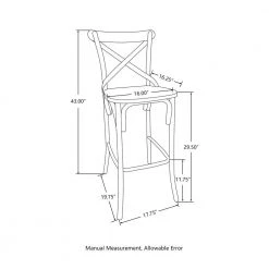 3-Piece Black Pub Table and Bar Chair Set by Glitzhome 16 3-Piece Black Pub Table and Bar Chair Set by Glitzhome -Deals Glitzhome Store black glitzhome dining room sets 2001100035 44 1000