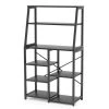 Byron Black 6-Shelves Bakers Rack with 2-hutches by TRIBESIGNS WAY TO ORIGIN 1 Byron Black 6-Shelves Bakers Rack with 2-hutches by TRIBESIGNS WAY TO ORIGIN -Deals Glitzhome Store black tribesigns way to origin baker s racks hd u0019 64 1000