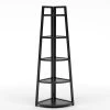 Andrea 70 in. Black Wood 5-Shelf Ladder Bookcase with Open Back by TRIBESIGNS WAY TO ORIGIN -Deals Glitzhome Store black tribesigns way to origin bookcases bookshelves hd c0369 64 1000