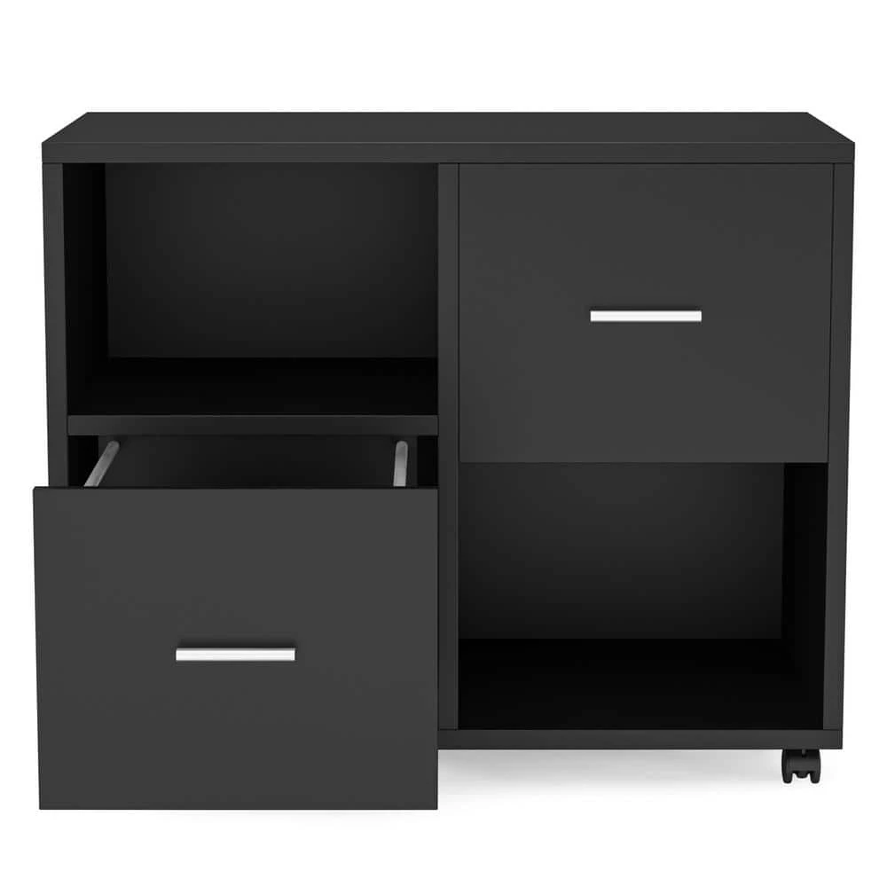 Cindy Black Modern File Cabinet with 2 Drawers by TRIBESIGNS WAY TO ORIGIN 7 Cindy Black Modern File Cabinet with 2 Drawers by TRIBESIGNS WAY TO ORIGIN - Image 5