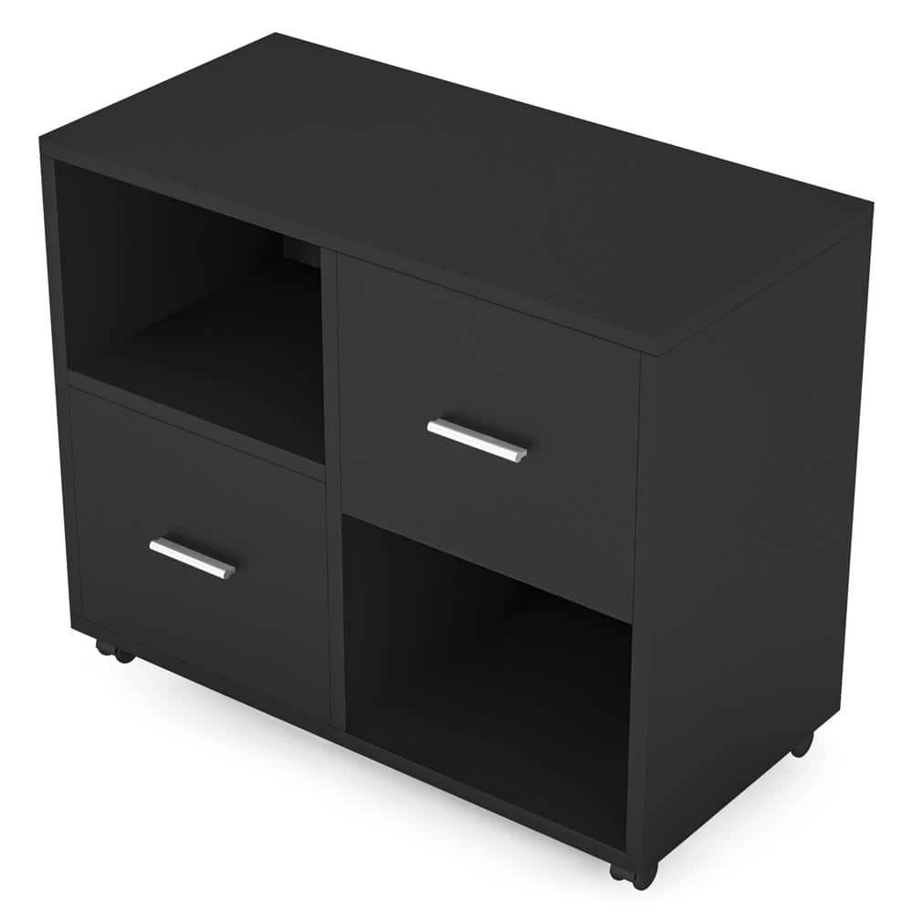 Cindy Black Modern File Cabinet with 2 Drawers by TRIBESIGNS WAY TO ORIGIN 3 Cindy Black Modern File Cabinet with 2 Drawers by TRIBESIGNS WAY TO ORIGIN