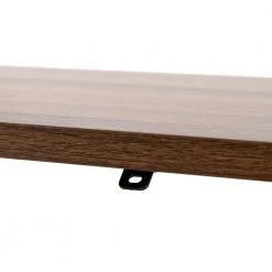 41.5 in. H Brown Modern Industry Metal/Wooden 3-Shelf Ladder Bookcases - Walnut Melamine by Glitzhome -Deals Glitzhome Store brown glitzhome bookcases bookshelves 2001100028 76 1000