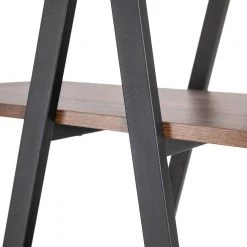 64.57 in. H Multi-Colored 4-Tier Metal Wooden Bookcases and Ladder Shelves by Glitzhome -Deals Glitzhome Store brown glitzhome bookcases bookshelves 2003800002 1f 1000