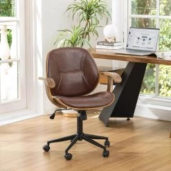Deals Glitzhome Store -Deals Glitzhome Store brown glitzhome task chairs 2001100034 e1 1000