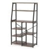 Byron Rustic Brown 6-Shelves Bakers Rack with 2-hutches by TRIBESIGNS WAY TO ORIGIN 2 Byron Rustic Brown 6-Shelves Bakers Rack with 2-hutches by TRIBESIGNS WAY TO ORIGIN -Deals Glitzhome Store brown tribesigns way to origin baker s racks hd u0017 64 1000