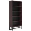 Frailey 31.5 in. Brown Free-Standing Large 6-Tier Open Display Shelves Bookshelf Storage Rack, Library Etagere Bookcase by TRIBESIGNS WAY TO ORIGIN -Deals Glitzhome Store brown tribesigns way to origin bookcases bookshelves hd xk00048 wzz 64 1000