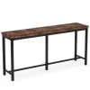 Benjamin 70.86'' Console Table Wood Rustic Brown Sofa Table, Morden Industrial Narrow Long Skinny Hallway Table by TRIBESIGNS WAY TO ORIGIN -Deals Glitzhome Store brown tribesigns way to origin console tables hd xj0038 wzz 64 1000