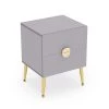 Inger 2-Drawer Gray Nightstand (19.7 in. W x 15.7 in. D x 24.8 in. H) by TRIBESIGNS WAY TO ORIGIN