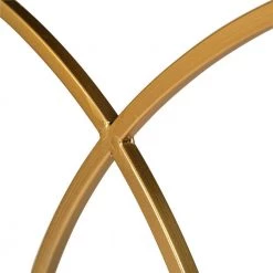 Deluxe Metal With Glass Gold Accent Table (Set of 2) by Glitzhome 15 Deluxe Metal With Glass Gold Accent Table (Set of 2) by Glitzhome -Deals Glitzhome Store multi colored glitzhome nesting tables 1002202300 1f 1000