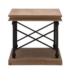 23.00 in. L French Vintage Antiqued Accent Table/Side Table by Glitzhome -Deals Glitzhome Store multi glitzhome end side tables 2008600002 44 1000