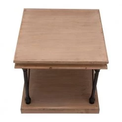 23.00 in. L French Vintage Antiqued Accent Table/Side Table by Glitzhome -Deals Glitzhome Store multi glitzhome end side tables 2008600002 c3 1000