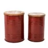 14.5 in. W Red Round Wood Storage End Table or Accent Table or Stool with Solid Wood Lid (2-Pack) by Glitzhome 1 14.5 in. W Red Round Wood Storage End Table or Accent Table or Stool with Solid Wood Lid (2-Pack) by Glitzhome -Deals Glitzhome Store red glitzhome end side tables ga2003800005 64 1000