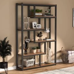 Deals Glitzhome Store -Deals Glitzhome Store rustic brown tribesigns way to origin bookcases bookshelves hd c0049 e1 1000