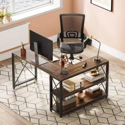 Deals Glitzhome Store -Deals Glitzhome Store rustic brown tribesigns way to origin computer desks hd al2210 e1 1000