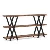Benjamin 70.9 in. Rustic Brown Long Console Table with 3-Storage Shelves by TRIBESIGNS WAY TO ORIGIN 2 Benjamin 70.9 in. Rustic Brown Long Console Table with 3-Storage Shelves by TRIBESIGNS WAY TO ORIGIN -Deals Glitzhome Store rustic brown tribesigns way to origin console tables hd zycj119 64 1000