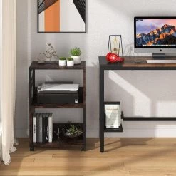 Randal Rustic Brown Rolling Printer Stand with File Storage Shelving by TRIBESIGNS WAY TO ORIGIN 15 Randal Rustic Brown Rolling Printer Stand with File Storage Shelving by TRIBESIGNS WAY TO ORIGIN -Deals Glitzhome Store rustic brown tribesigns way to origin file cabinets hd zy211jw22 31 1000