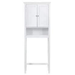 68.26 in. H White Cabinet by Glitzhome