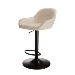 42.72 in. H White Mid-Century Modern Leatherette Gaslift Metal Frame Adjustable Swivel Low Back Bar Stool (Set of 2) by Glitzhome 17 42.72 in. H White Mid-Century Modern Leatherette Gaslift Metal Frame Adjustable Swivel Low Back Bar Stool (Set of 2) by Glitzhome -Deals Glitzhome Store white glitzhome bar stools gh1010202900 44 1000