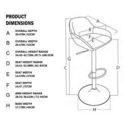 42.72 in. H White Mid-Century Modern Leatherette Gaslift Metal Frame Adjustable Swivel Low Back Bar Stool (Set of 2) by Glitzhome 15 42.72 in. H White Mid-Century Modern Leatherette Gaslift Metal Frame Adjustable Swivel Low Back Bar Stool (Set of 2) by Glitzhome -Deals Glitzhome Store white glitzhome bar stools gh1010202900 4f 1000