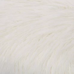 25.6 in. White Faux Fur Upholstered Bench with Acrylic X-Leg by Glitzhome 18 25.6 in. White Faux Fur Upholstered Bench with Acrylic X-Leg by Glitzhome -Deals Glitzhome Store white glitzhome bedroom benches 2001300001 44 1000