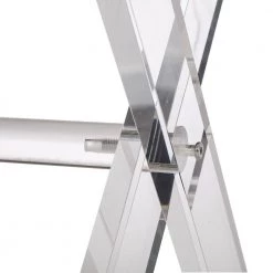 25.6 in. White Faux Fur Upholstered Bench with Acrylic X-Leg by Glitzhome 19 25.6 in. White Faux Fur Upholstered Bench with Acrylic X-Leg by Glitzhome -Deals Glitzhome Store white glitzhome bedroom benches 2001300001 fa 1000