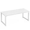 Halseey 70.8 in. W White Computer Desk Particle Board Wood Home Office Workstation Boardroom Desk by TRIBESIGNS WAY TO ORIGIN -Deals Glitzhome Store white tribesigns way to origin computer desks hd u0133 wzz 64 1000